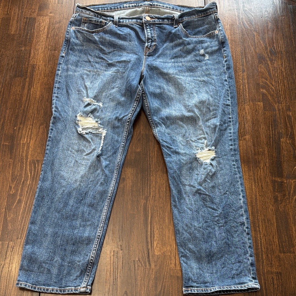 Old Navy Boyfriend Straight Blue Jeans